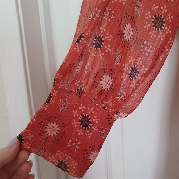 Misa Los Angeles Veruka Red Floral Mini Dress S - Picture 13 of 16